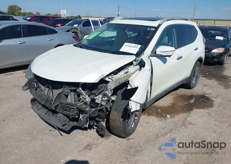 2016 Nissan Rogue Sl z USA, uszkodzony, nr VIN 5N1AT2MV6GC846036